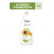 [HB GIFT] Sữa tắm Dove Căng bóng tươi mới 180g